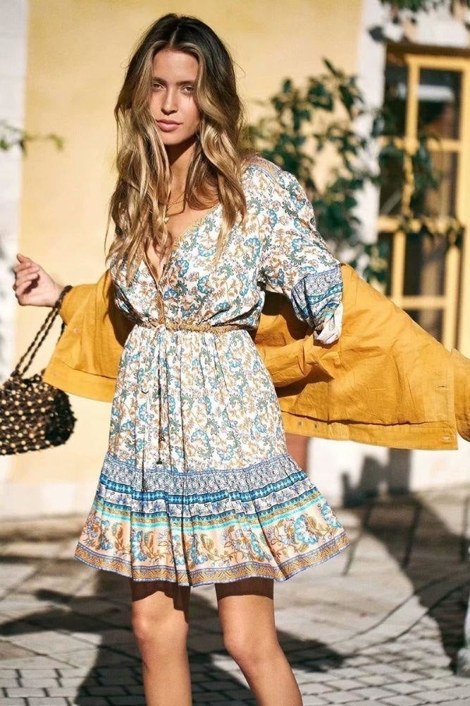 Vintage Boho Dress | Bohemian Style